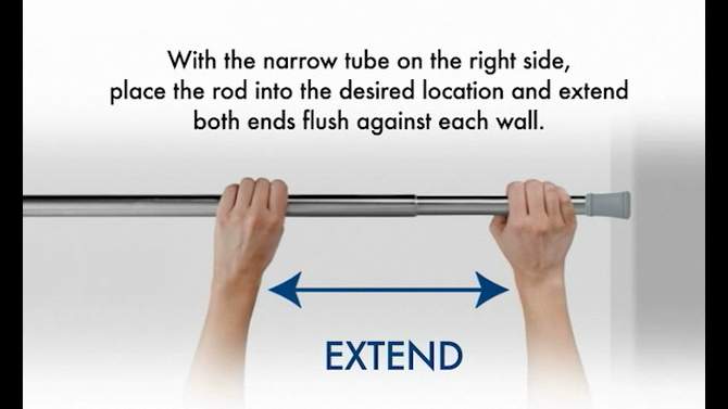 Shower Tension Rod - Room Essentials™, 2 of 9, play video