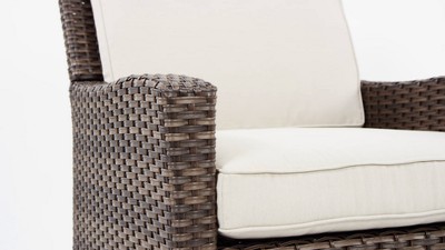 Halsted wicker patio store loveseat