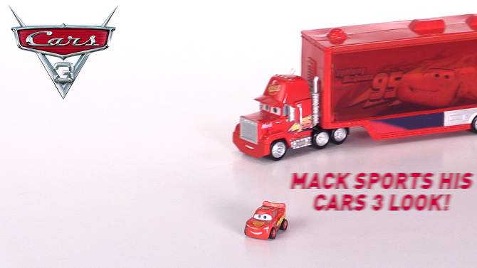Disney Pixar Cars Mini Racers Mack Transporter, 2 of 12, play video