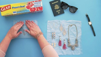 Glad Press'N Seal + Plastic Food Wrap - 100 sq ft, 2 of 17, play video