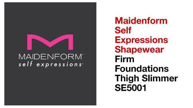 Maidenform Self Expressions Women's Firm Foundations Thigh Slimmer SE5001, 2 of 6, play video
