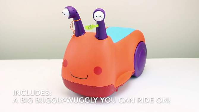 B. toys Snail Ride-On Buggly-Wuggly - Lights &#38; Sounds, 2 of 8, play video