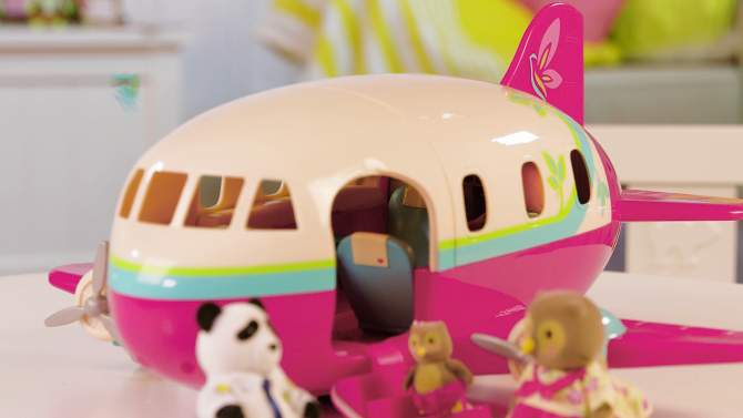 Li&#39;l Woodzeez Toy Airplane with Accessories 35pc - Honeysuckle Airway, 2 of 11, play video