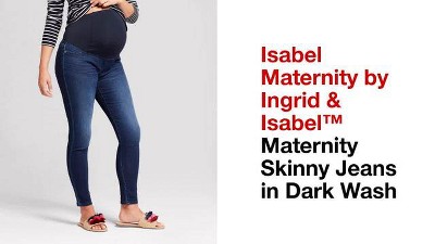 Isabel Maternity by Ingrid & Isabel Women's Side Panel Skinny Maternity  Jeans -, Ecru, 2 : : Clothing, Shoes & Accessories