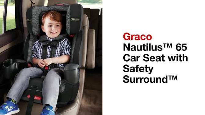 Graco Nautilus 65 3-in-1 Harness Booster Car Seat with Safety Surround - Jacks, 2 of 11, play video