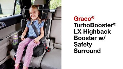 Graco TurboBooster Highback LX Booster Car Seat with Safety Surround - Stark