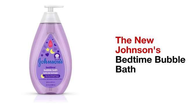 Johnson's Bedtime Bubble Bath - 27.1oz, 2 of 8, play video