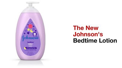 Johnson's Baby Moisturizing Bedtime Baby Body Lotion with Coconut Oil &  Relaxing NaturalCalm Aromas to Help Relax Baby, Hypoallergenic, Paraben- 