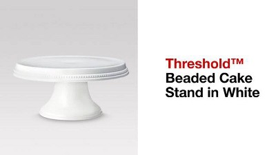 Beaded Cake Stand White - Threshold™ : Target