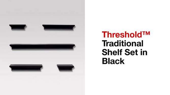 5pc Traditional Shelf Set - Threshold™, 2 of 12, play video