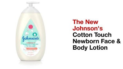 Johnson's Baby Cottontouch Newborn Face & Body Lotion - Shop Lotion &  Powder at H-E-B