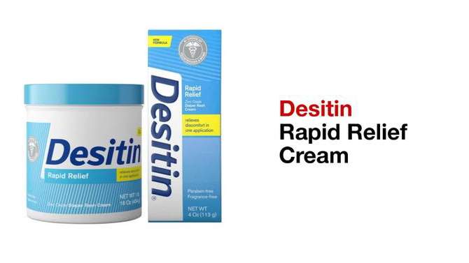 Desitin Daily Defense Baby Diaper Rash Cream with Zinc Oxide - 4oz, 2 of 13, play video