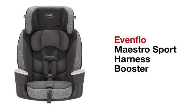 Evenflo Maestro Sport Harness Booster Car Seat, 2 of 18, play video