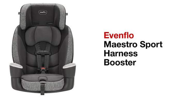 Evenflo Maestro Sport Harness Booster Car Seat, 2 of 18, play video