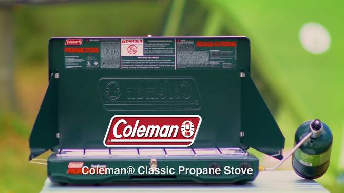 Coleman Classic 2-Burner Propane Stove, 2 of 10, play video