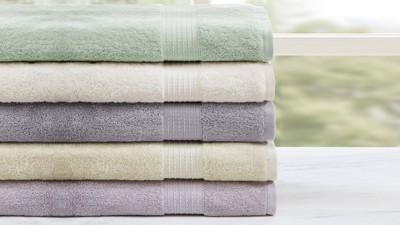 Organic Cotton Beige 6-Piece Bath Towel Set