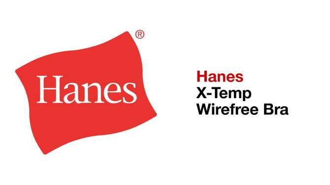 Hanes Women's Xtemp Foam Wirefree Bra G507, 2 of 7, play video
