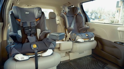 Chicco MyFit - Arnés con cremallera y asiento elevador para coche, color  granito, gris