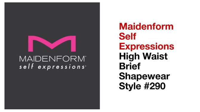  Maidenform Self Expressions Women's High-Waist Briefs 290 , 2 of 4, play video