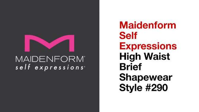  Maidenform Self Expressions Women's High-Waist Briefs 290 , 2 of 4, play video