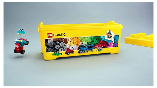 LEGO Classic Medium Creative Brick Box Building Toys for Creative Play, Kids Creative Kit 10696, 2 of 13, play video
