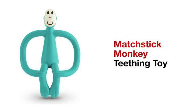 Matchstick Original No Tail Monkey Teether Toy, 2 of 12, play video