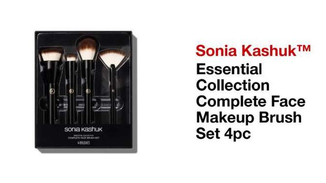 Sonia Kashuk&#8482; Essential Collection Complete Face Makeup Brush Set - 4pc, 2 of 6, play video