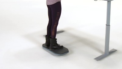  Gaiam Evolve Balance Board for Standing Desk - Anti-Fatigue  Wobble Board for Home, Office, Physical Therapy & Exercise Equipment -  Stability Rocker for Constant Movement, Increases Focus, Floor Mat  Alternative 