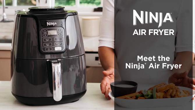 Ninja 4qt Air Fryer - Black AF101, 2 of 16, play video