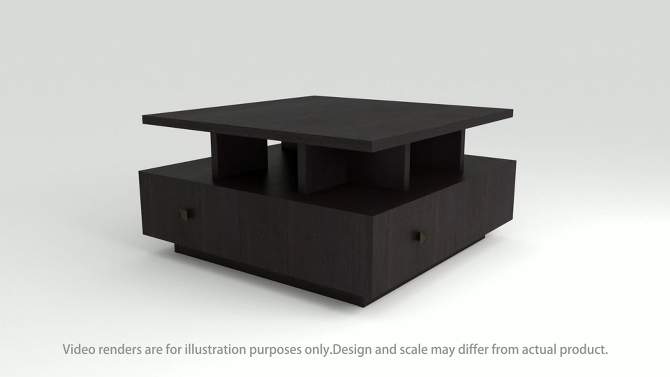 Campfield Modern Tiered Design Coffee Table Espresso - HOMES: Inside + Out, 2 of 9, play video