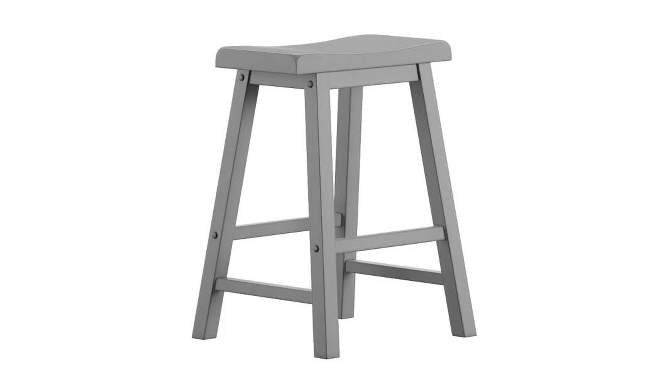 Set of 2 24" Vinton Counter Height Barstools Wood - Inspire Q, 2 of 10, play video