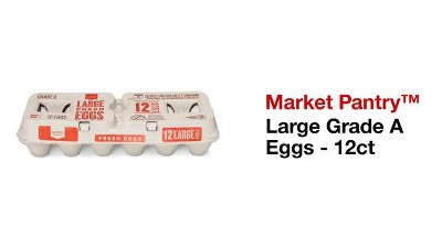 Grade A Extra Large Eggs - 12ct - Good & Gather™ : Target