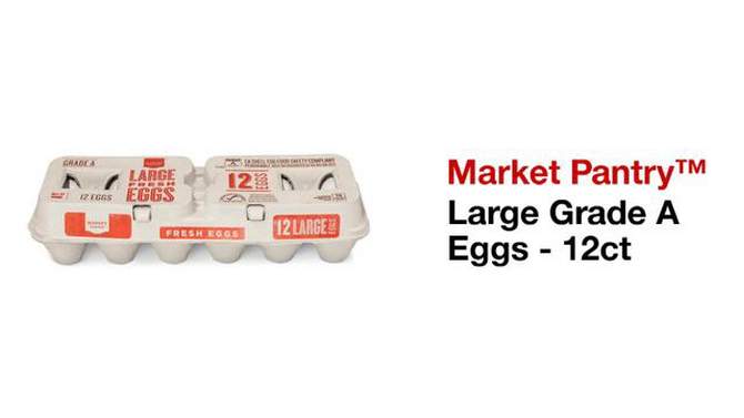 Cackle Fresh Grade A Large Eggs - 12ct, 2 of 7, play video