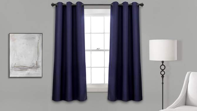Set of 2 Absolute Blackout Window Curtain Panels - Lush Décor, 6 of 11, play video