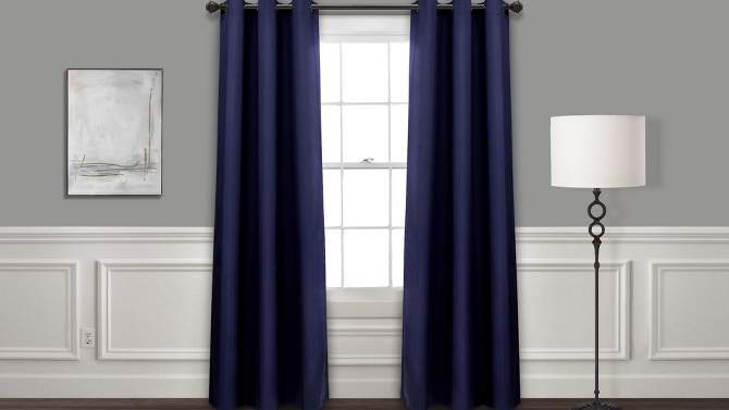 Set of 2 Absolute Blackout Window Curtain Panels - Lush Décor, 2 of 11, play video