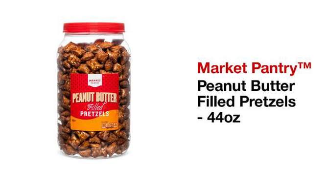 Peanut Butter Filled Pretzels - 44oz - Market Pantry&#8482;, 2 of 8, play video