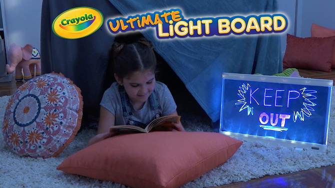 Crayola 11.5&#34; x 18&#34; Ultimate Light Board, 2 of 12, play video