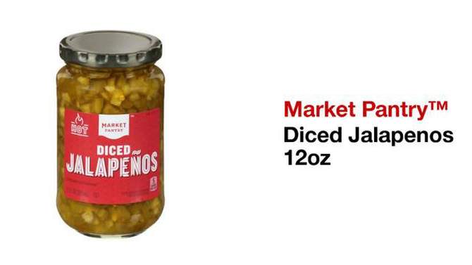 Diced Jalapenos 12oz - Market Pantry&#8482;, 2 of 5, play video