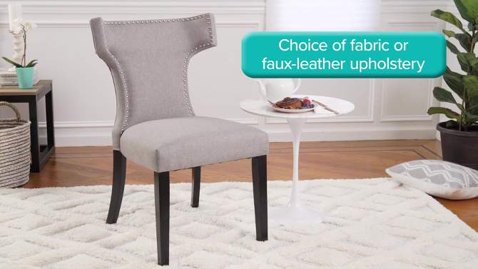 Curve Fabric Dining Chair - Modway, 2 of 6, play video