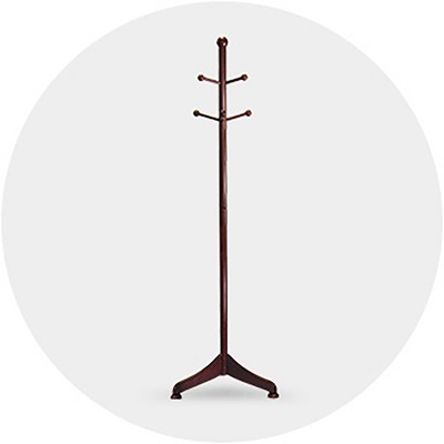 short coat rack stand