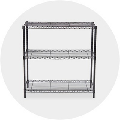 square storage shelving unit