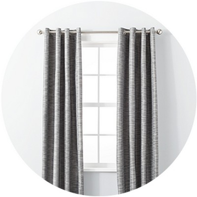White Red Chery Kitchen Curtains One Pair threshold curtains