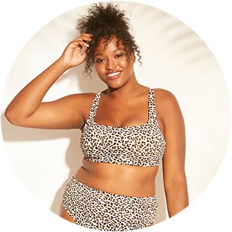 target plus size swimwear
