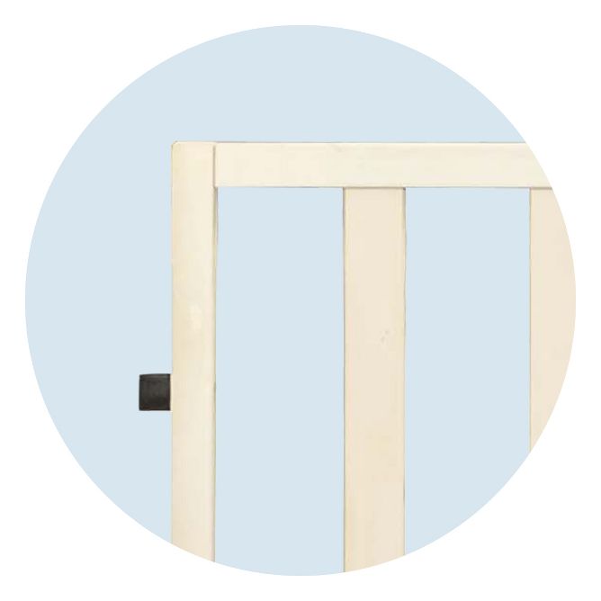 North states deluxe hardware mount gate in matte bronze shop
