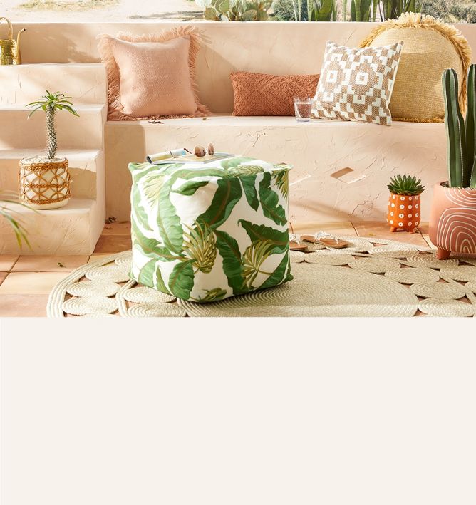 Outdoor bohemian hot sale pillows