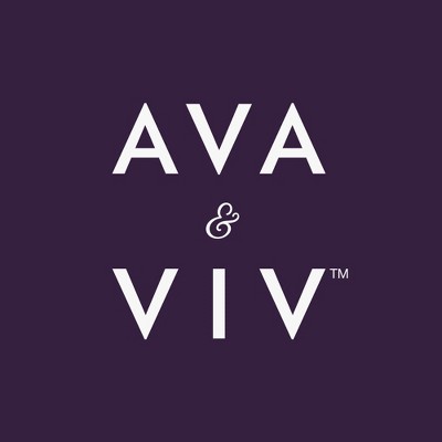 Ava & Viv High Waist Bonded Briefs with Lace 3X Ebony Black