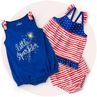 target 4th of july baby clothes