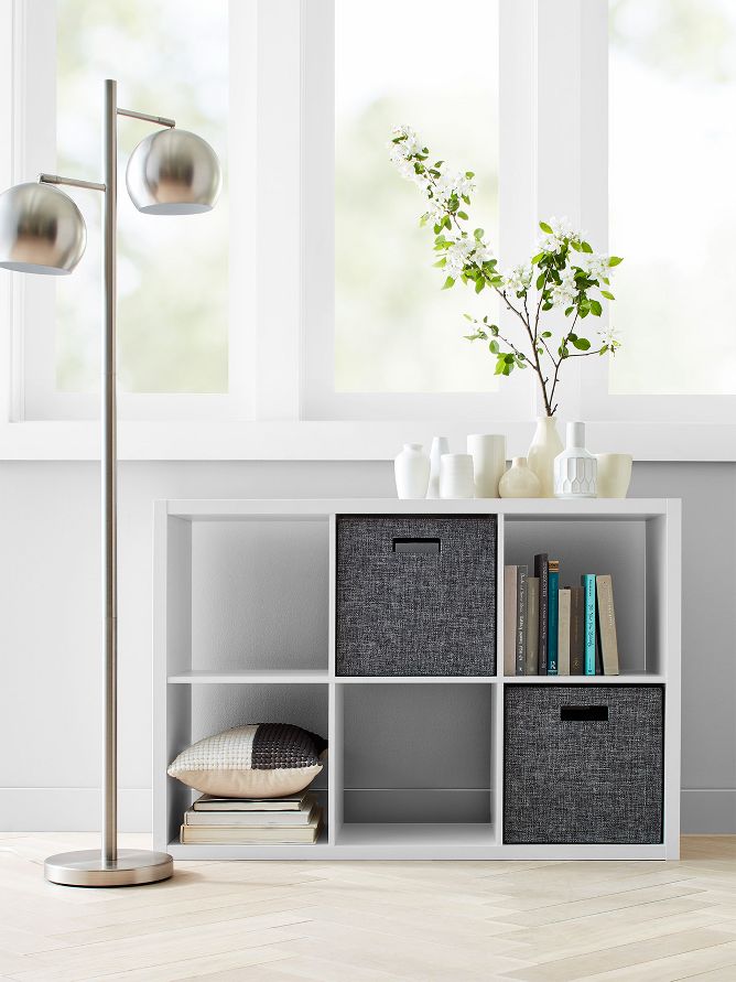 Target hot sale grey bookshelf