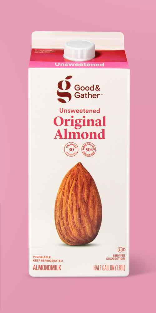 Unsweetened Original Almond Milk - 0.5gal - Good & Gather™