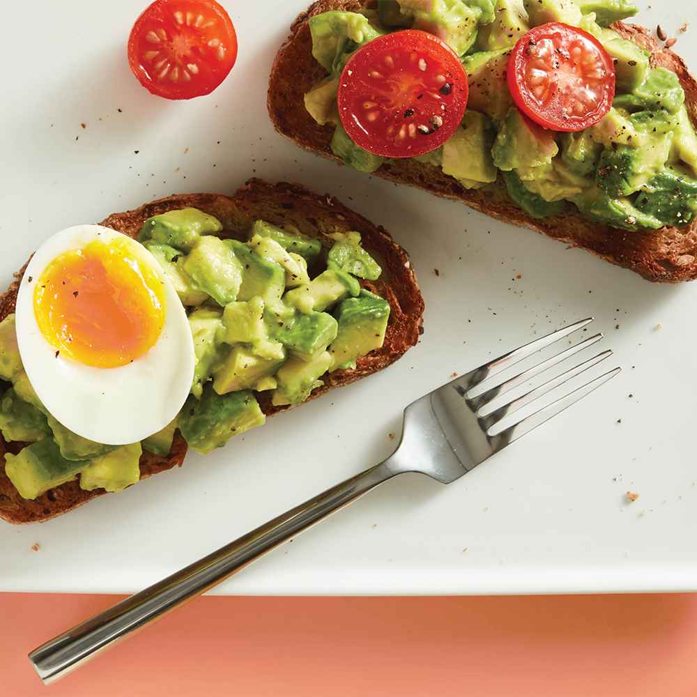 Sliced Multigrain Bread - 17oz - Favorite Day™, Avocado - each, Premium Cherry Tomatoes - 10oz - Good & Gather™ (Packaging May Vary), Grade A Large Eggs - 12ct - Good & Gather™ (Packaging May Vary)